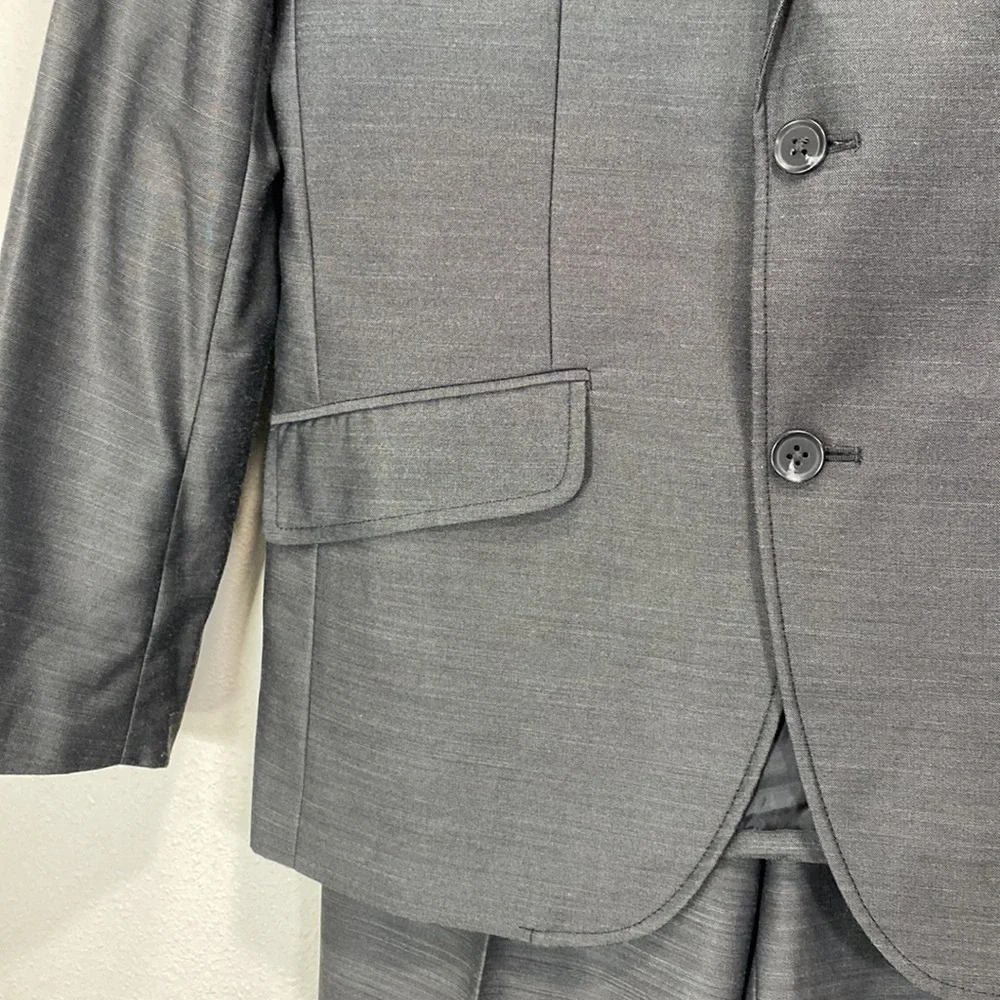INC international‎ concepts slim fit suit jacket pants blazer gray 30x32
